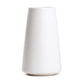 Simple Boho Ceramic Flower Vase for Home Decor (Bright White,Small)