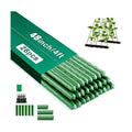 Orgrimmar 26 PCS 48" Garden Stakes 4ft Plastic Coated Climbing Plant Support Stakes Climbing Frame for Tomato Cucumber