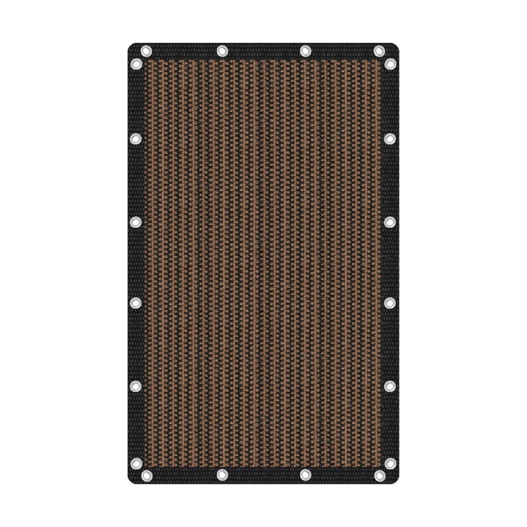 VICLLAX Shade Fabric Sun Shade Cloth Privacy Screen with Grommets for Patio Garden Pergola Cover Canopy 6x10 FT, Mocha