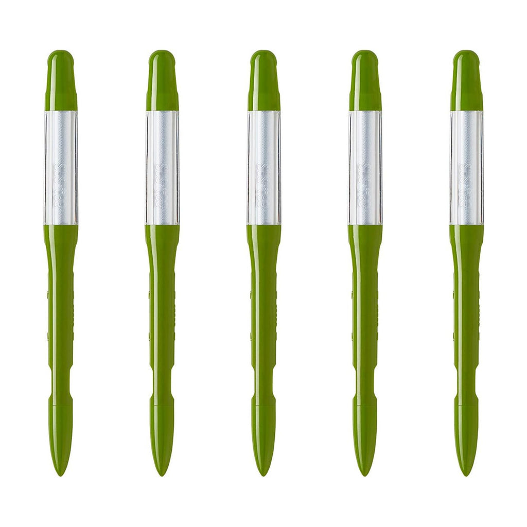 Sustee Aquameter, Set of 5, Plant Soil Moisture Sensor (Green, Small)