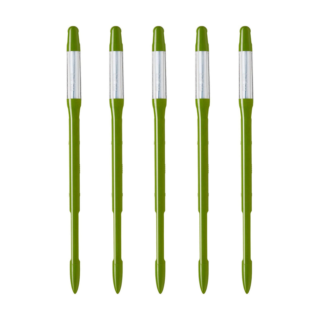Sustee Aquameter, Set of 5, Plant Soil Moisture Sensor (Green, Medium)