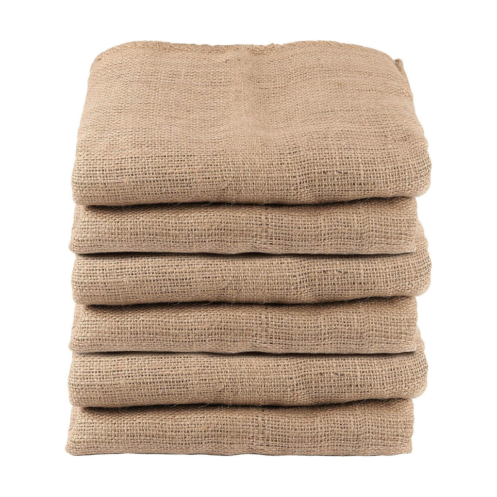 6 PCS 40 x 24 Inch Burlap Bags, Large Burlap Storage Sacks for Gardening, Potato Sack Race Bags for Potato Grow Bag
