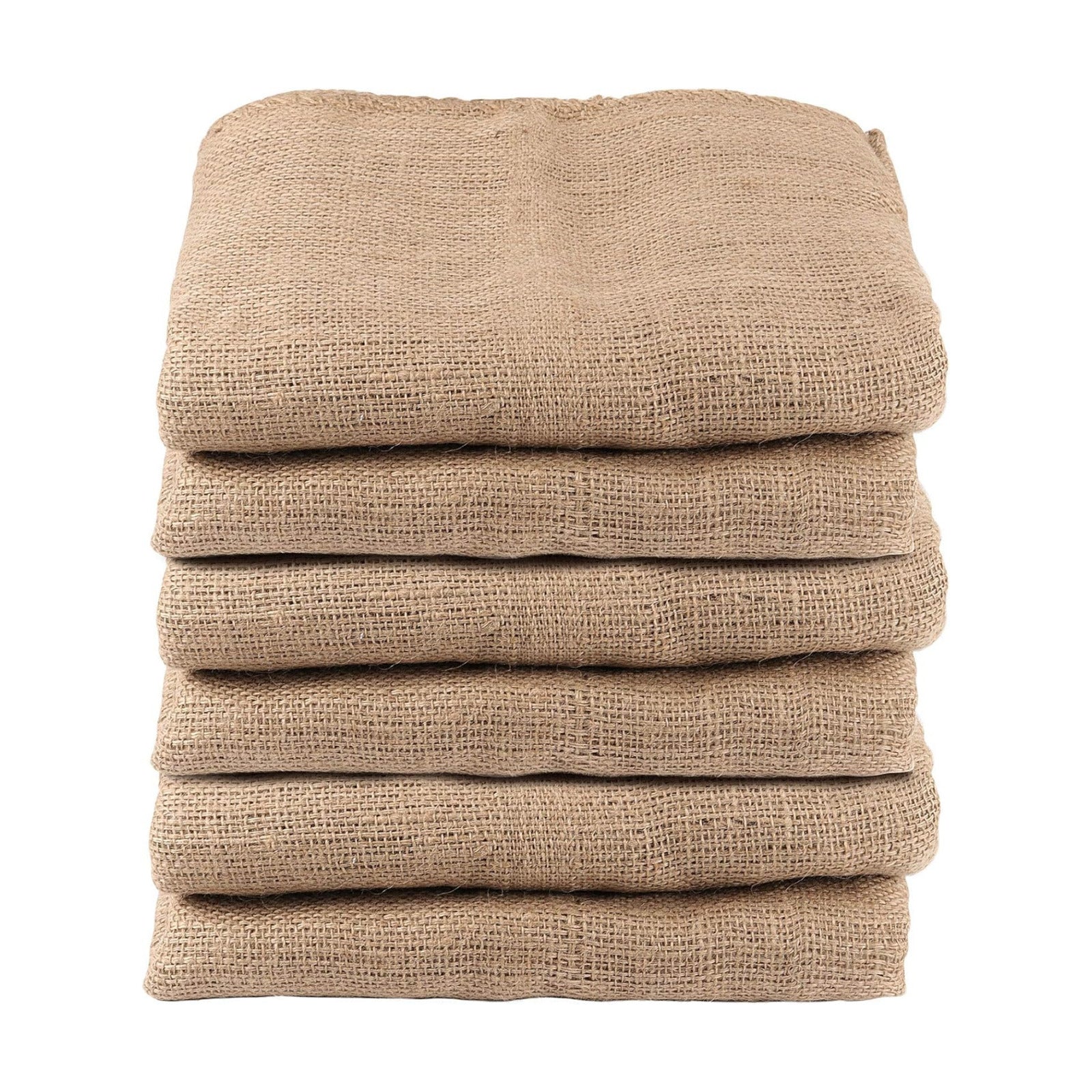6 PCS 40 x 24 Inch Burlap Bags, Large Burlap Storage Sacks for Gardening, Potato Sack Race Bags for Potato Grow Bag