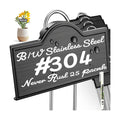 Metal Plant Labels Stainless Steel 304, Weatherproof Garden Label Tall Markers 25 Pack for Outdoor Plants Vegetables