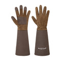 HANDLANDY HLDD Long Gardening Gloves for Women Men - Leather Rose Pruning Gloves Thorn Proof - Breathable Working Glove
