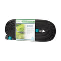 LINEX Flat Soaker Hose 1/2" x 50 ft for Garden Beds Drip Sprinkler Irrigation Hose Heavy Duty Saving 80% Water For