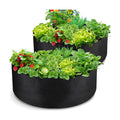 LBTING 2Pcs 50 Gallon Plant Grow Bags, Fabric Raised Planting Bed Heavy Duty Non-Woven Fabric Planter Pots for Garden