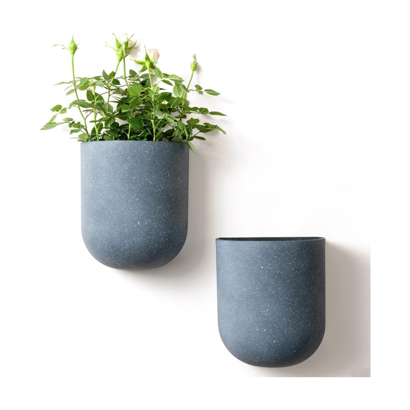 LA JOLIE MUSE Wall Planters for Indoor Plants, Hanging Flower Pots, 2 Pack | Wall Hanging Plantesr, Decorative Wall