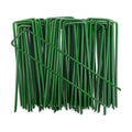6 Inch Garden Stakes Galvanized Landscape Staples,U-Type Turf Staples for Artificial Grass, Rust Proof Sod Pins Stakes