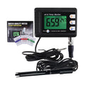 2 in1 pH Temperature Meter, Aquarium Thermometer pH Monitor with BNC Probe | Hydroponics, Aquariums, Pools, Labs