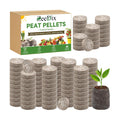 Peat Pellets for Seed Starting, 200 Pcs 30mm Seed Starter Soil Pods | Easy Transplant & High Expansion, Ideal Seedling