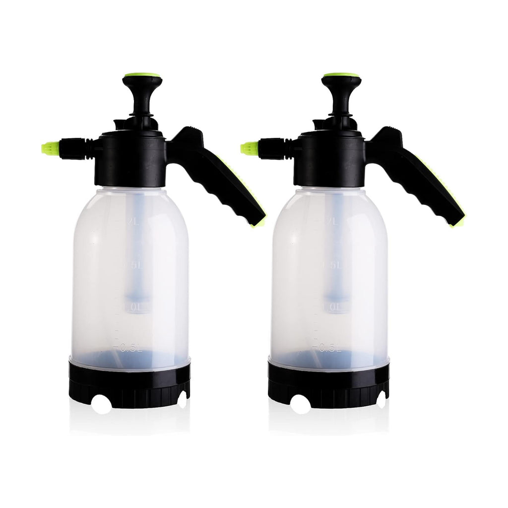 2 Pack 0.5 Gallon Hand held Garden Sprayer Pump Pressure Water Sprayers, Multi-Purpose Hand Sprayer for Lawn, Garden