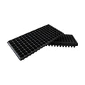 RooTrimmer 10Pcs 128 Cell Seed Starter Trays, Thick Durable Nursery 128 Cell Plug Tray Seedling Flat Plastic Shallow