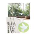 Anti Collision Window Bird Stickers Decals Glass Door Protect and Save Bird Strikes (Transparent 36 Pcs)