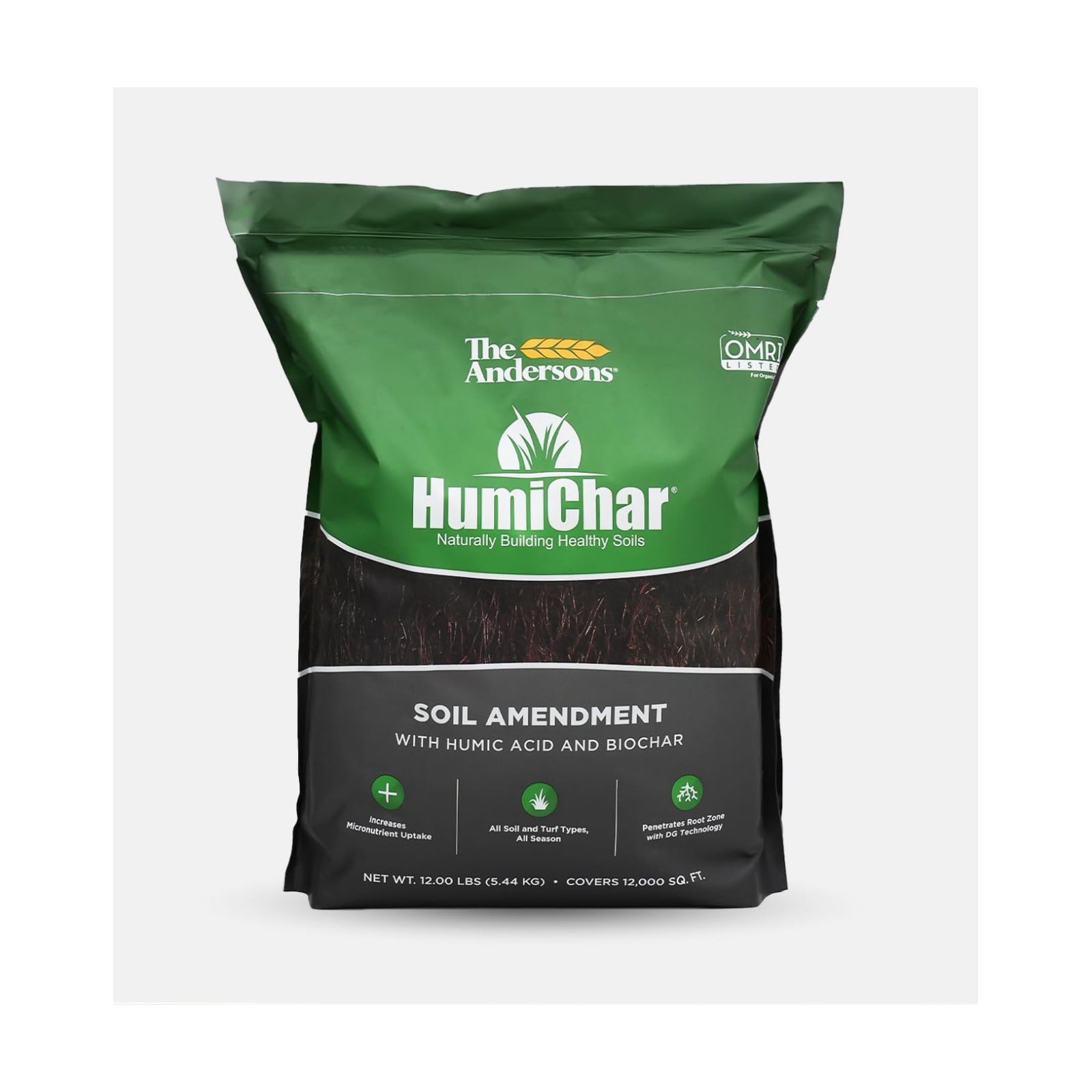 The Andersons HumiChar Organic Soil Amendment with Humic Acid and Biochar Covers 12,000 sq ft (12 lb)