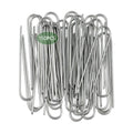 Landscape Staples 6 Inch Galvanized Garden Stakes 150 Pack,Garden Staples Heavy-Duty Sod Pins Anti-Rust Fence Stakes