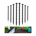 100-Pack-8 Inch Plastic Landscape Stakes, Spiral Nylon Landscape Anchoring Spikes，Edging Spikes for Paver Edging, Weed