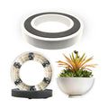 Omnia Plant Glider: Plant Caddy - 11.8In, 200lb Capacity - Off-White