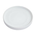 12 Inch Large Ceramic Saucer - Drainage Tray for Plant Pot (Matte White) | 12" Ceramic Plant Saucer for 10" & 11" Pots