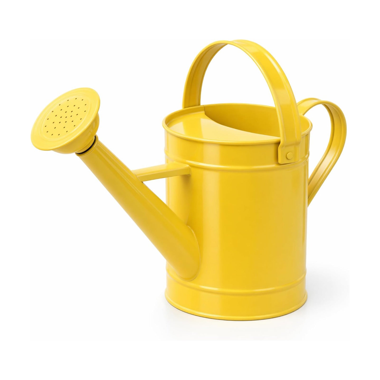 DUSVALLY Metal Watering Can, 55 oz Indoor Plant Watering Can, Yellow | 55 oz Watering Can • Long Spout • Removable