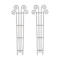 Hosley's 48" High Set of 2 Wave Iron Trellis Ideal Gift for Floral Arrangements Wedding or Party and Use Next to