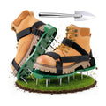 Ohuhu Lawn Aerator Shoes with Hook & Loop Straps, All New Unique Design Free-Installation Heavy Duty Spiked Aerating