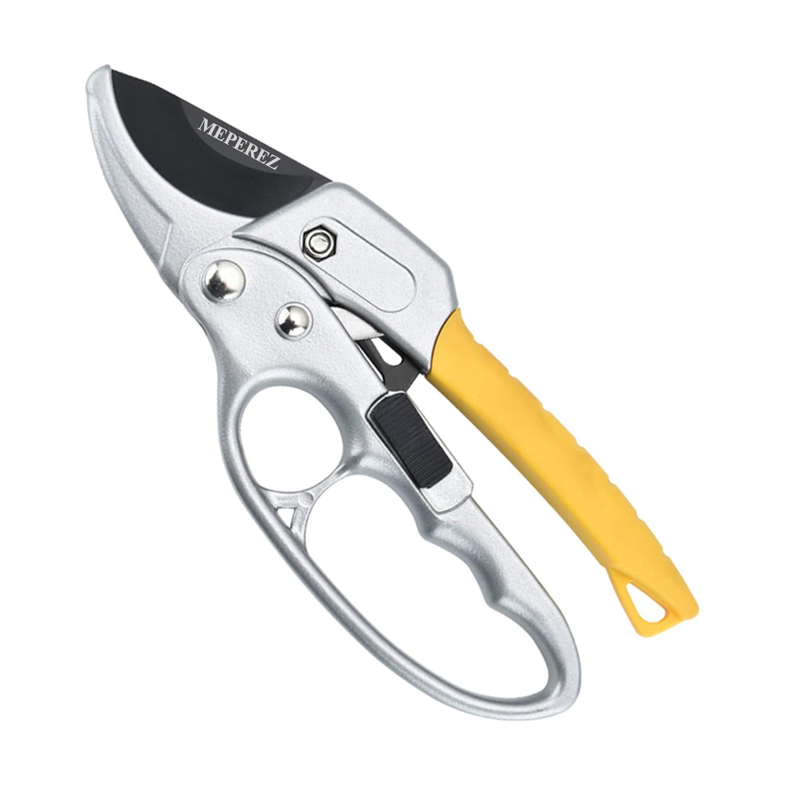Premium Germany - Steel Pruning Shears, Work 3 Times Easier, Pruners Heady Duty, Sharp Garden Clippers Cuting Florist