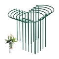 10 Pack Peony Cages and Supports, 10" (W) x 16"(H) Plant Support, Heavy-Duty Metal Plant Support Stakes, Plant Stakes