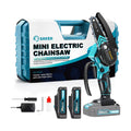 Saker Mini Chainsaw Cordless,Portable Electric Chainsaws with 2 Batteries | Small Handheld Chain Saw Pruning Shears