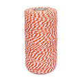 Twine String Orange and White Baker String 328 Feet 2mm Thick Christmas Halloween Twine String for Gift Wrapping DIY Crafts Home Decoration String Art Gardening