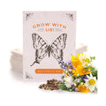 Bentley Seeds Grow with Us Pre Filled Butterfly Mix Seed Packets - 25 Individual Assortment Butterfly Mix Seed Packs