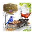 Window Bird Feeder with Strong Suction Cups - (Upgraded 2026 Model) Clear Acrylic Feeder Window for Cats Bird House Gift
