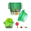 Fshow Garden Cloches，15 Pack Plastic Slug & Snail Plant Protection Collars,Snail Defense Without Chemistry, Snail