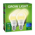 Grow Light Bulbs, LED Grow Light Bulb A19 Bulb, Full Spectrum | Grow Light Bulb, Plant Light Bulbs E26, 11W Grow Bulb