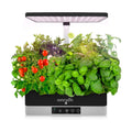 SereneLife Smart Starter Kit-Hydroponic Herb Garden Indoor Plant System w/Height Adjustable LED Grow Lights, 6 pods, 3