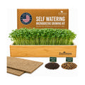 Microgreens Growing Kit - Self-Watering Tray with US Premium Seeds | Grow broccoli and salad mix indoors with a