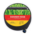 Garden Soaker Hose 100ft 1/2" Short Rubber Drip Hoses Soaking, Heavy Duty Round Water Seeper Soaker Hoses Kit For Trees