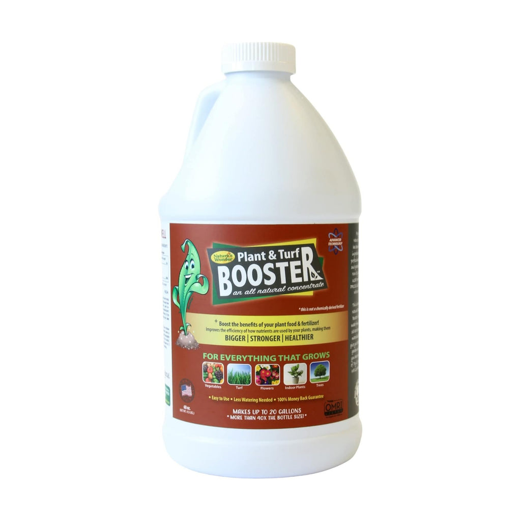 Nature's Wonder Organic Soil Conditioner & Root Booster for Plants (60oz) - Concentrated Liquid Biostimulant with