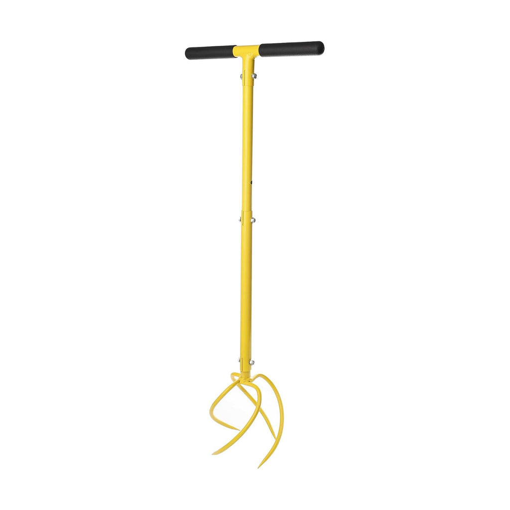 BARAYSTUS Hand Tiller, Twist Garden Claw Cultivator for Soil loosening | 4-prong steel twist claw,long T-handle, manual