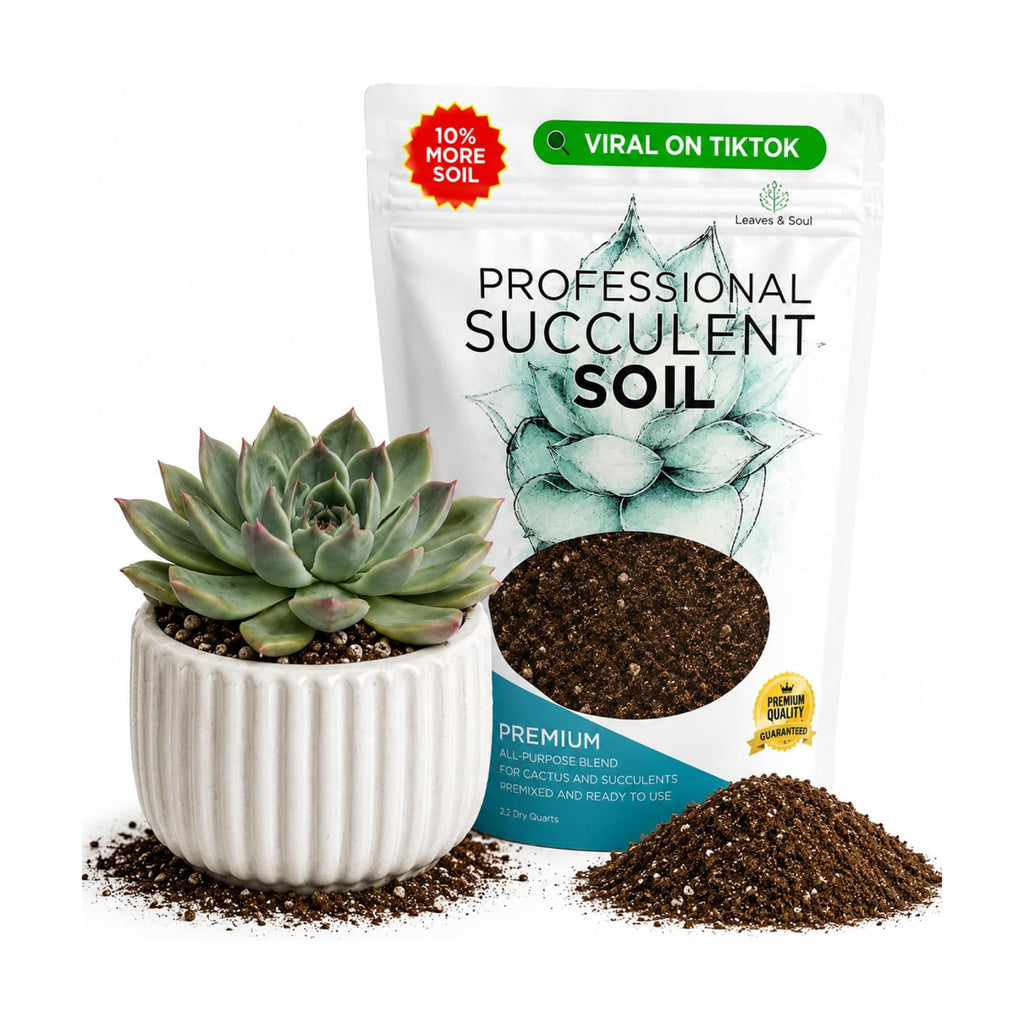 Professional Succulent Soil Mix Ready to Use Extra Large 8.2 Quarts, Premium Potting Soil for Succulents and Cactus, Fast Draining Blend Canadian Peat Coarse Sand Pinebark Indoor Made in USA