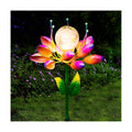 Solar Garden Decorations Metal Flower Stake Solar Outdoor Lights | Windmill Garden Stake ,Outdoor Waterproof for Yard