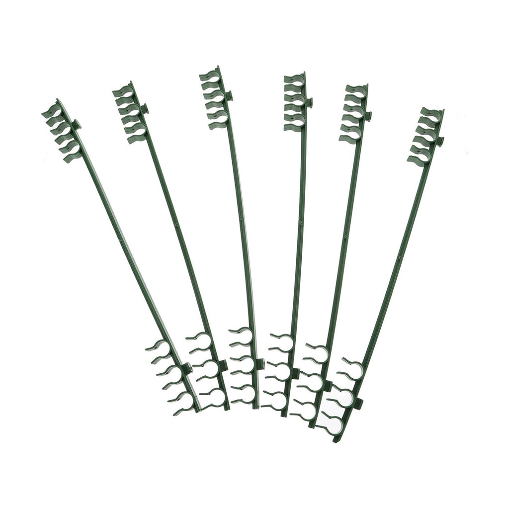 50PCS Stake Arms for Tomato Cage, 11.8 Inches Garden Stake Connectors, Expandable Trellis Connectors for 11mm Diameter