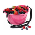 Berry Picking Basket - 3L Hands-Free Fruit Picking Bucket with Adjustable Strap (Pink)