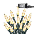 Dazzle Bright 200 LED Christmas Mini String Lights, 65FT Connectable Waterproof 8 Modes Fairy Lights for Indoor Outdoor Patio Garden Holiday Party Decorations (Warm White)