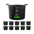 VIVOSUN 10-Pack 30 Gallon Plant Grow Bags Fabric Pots with Handles | 300G Thickened Nonwoven Fabric, Excellent