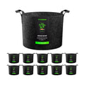 VIVOSUN 10-Pack 20 Gallon Plant Grow Bags Fabric Pots with Handles | 300G Thickened Nonwoven Fabric, Excellent