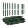48 Pieces Christmas Garland Ties Artificial Pine Needles 12x1.6inch