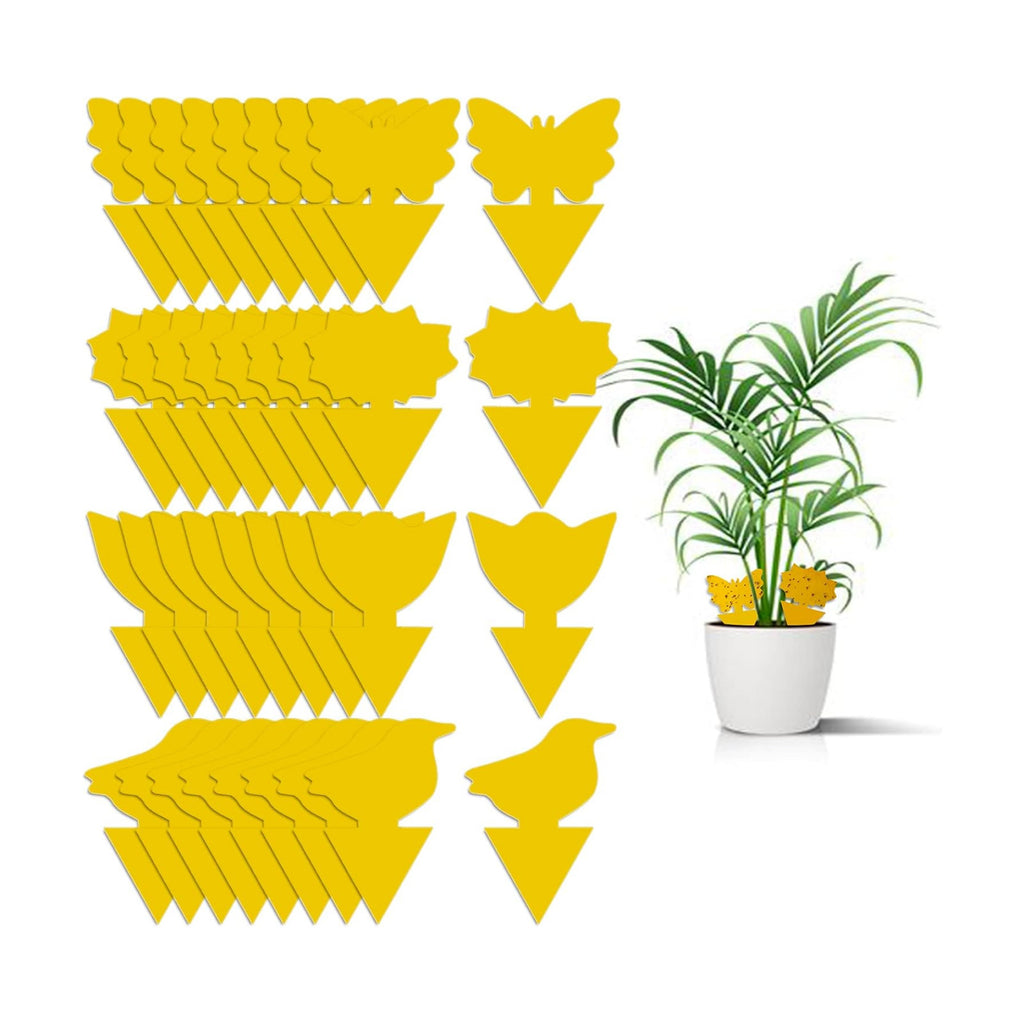 36 Pack Fungus Gnat Traps for House Plants, Yellow Sticky Traps for Indoor Outdoor Use to Get Rid of Whitefly