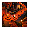 8.5FT Pumpkin String Lights with 10 Bulbs for Halloween Outdoor Decor Party