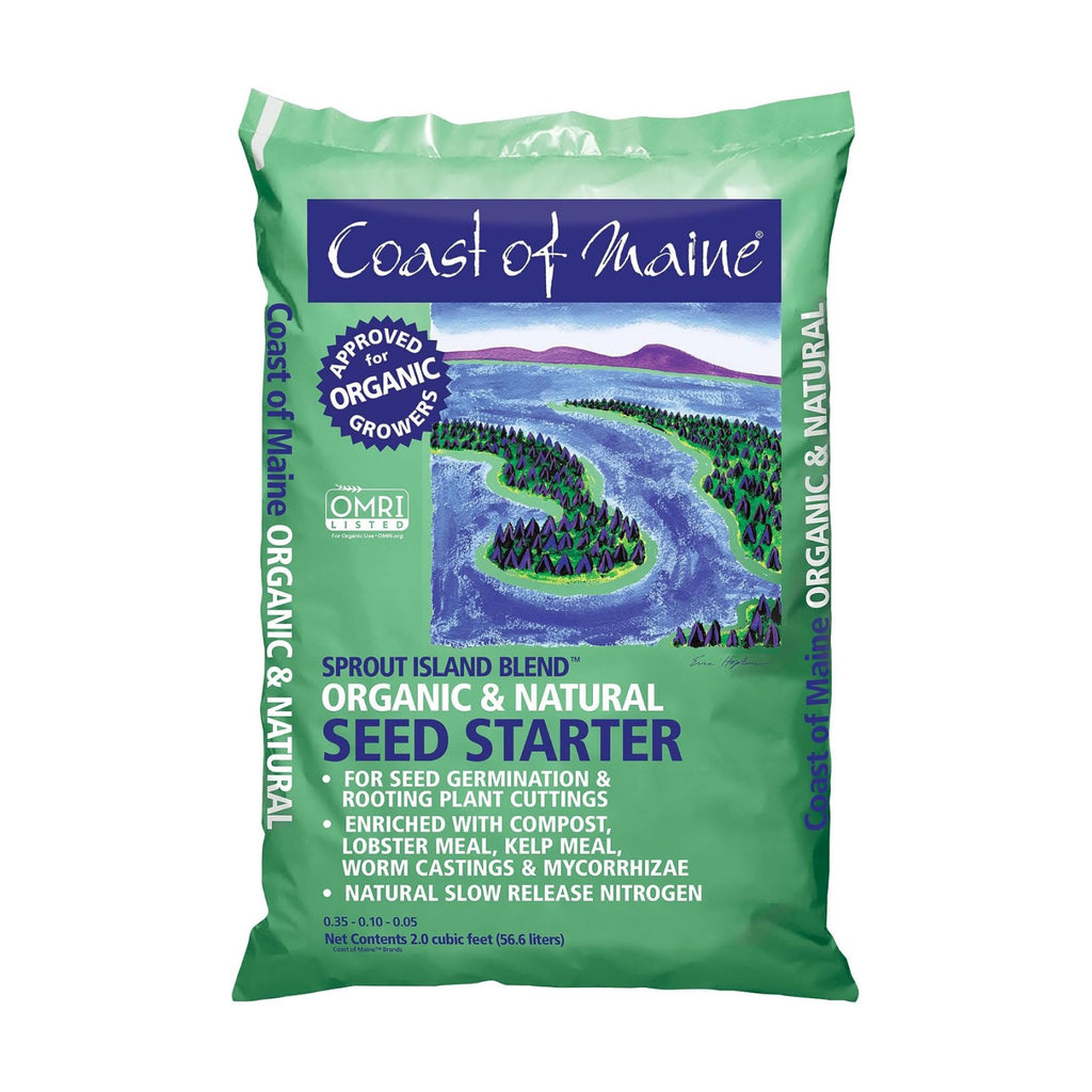 Coast of Maine Organic & Natural Sprout Island Blend Seed Starter - Seed Germination & Root Plant Cuttings w/Composted